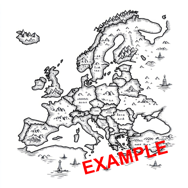 Map of the European partner network